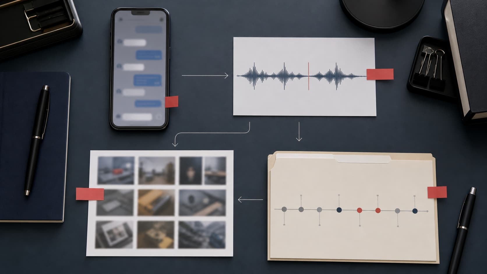 경찰조사 전 카카오톡 통화녹음 사진 위치자료를 원본 보존 제출 범위 조서 확인 의견서 계획으로 나누는 체크리스트 이미지